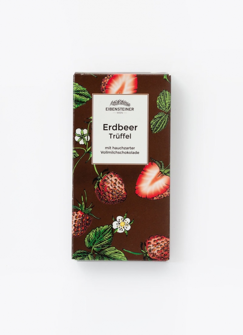 Erdbeer Trüffel (in Milchschokolade 31,7 % getunkt)
